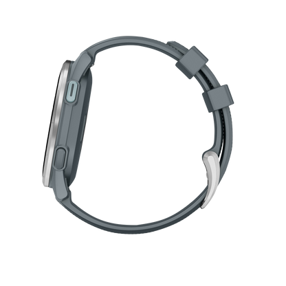 Garmin Approach S44, Silver Bezel/Twilight Band, Golf GPS Smartwatch & Rangefinder (010-03009-01)