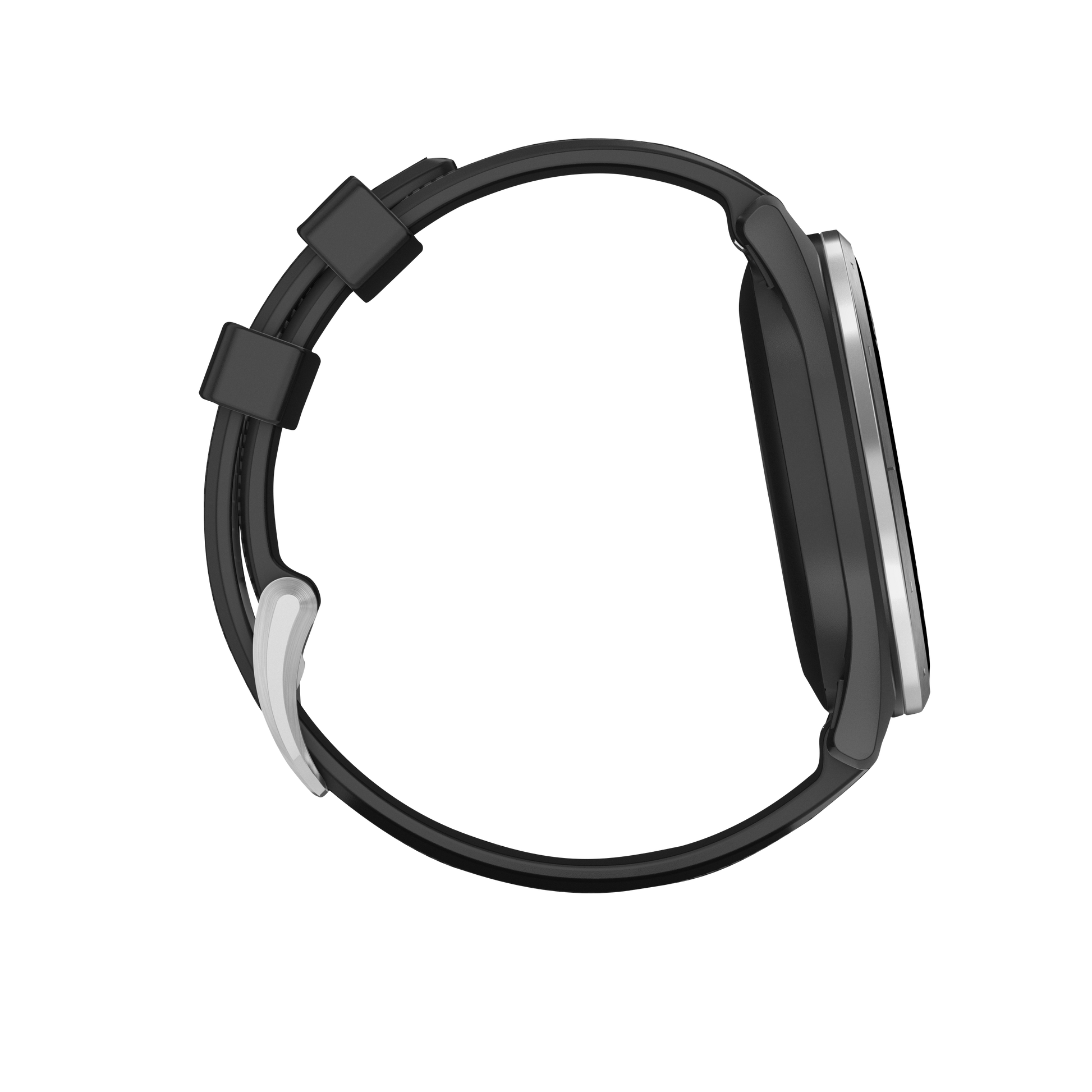 Garmin Approach S44, Silver Bezel/Black Band, Golf GPS Smartwatch & Rangefinder (010-03009-00)