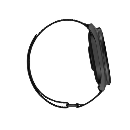 Garmin Approach S50, Slate Bezel/Black ComfortFit Nylon Band, Golf GPS Smartwatch & Rangefinder (010-03010-00)