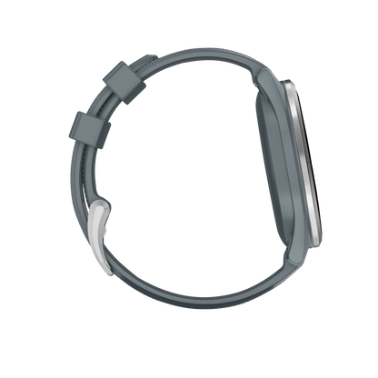 Garmin Approach S44, Silver Bezel/Twilight Band, Golf GPS Smartwatch & Rangefinder (010-03009-01)