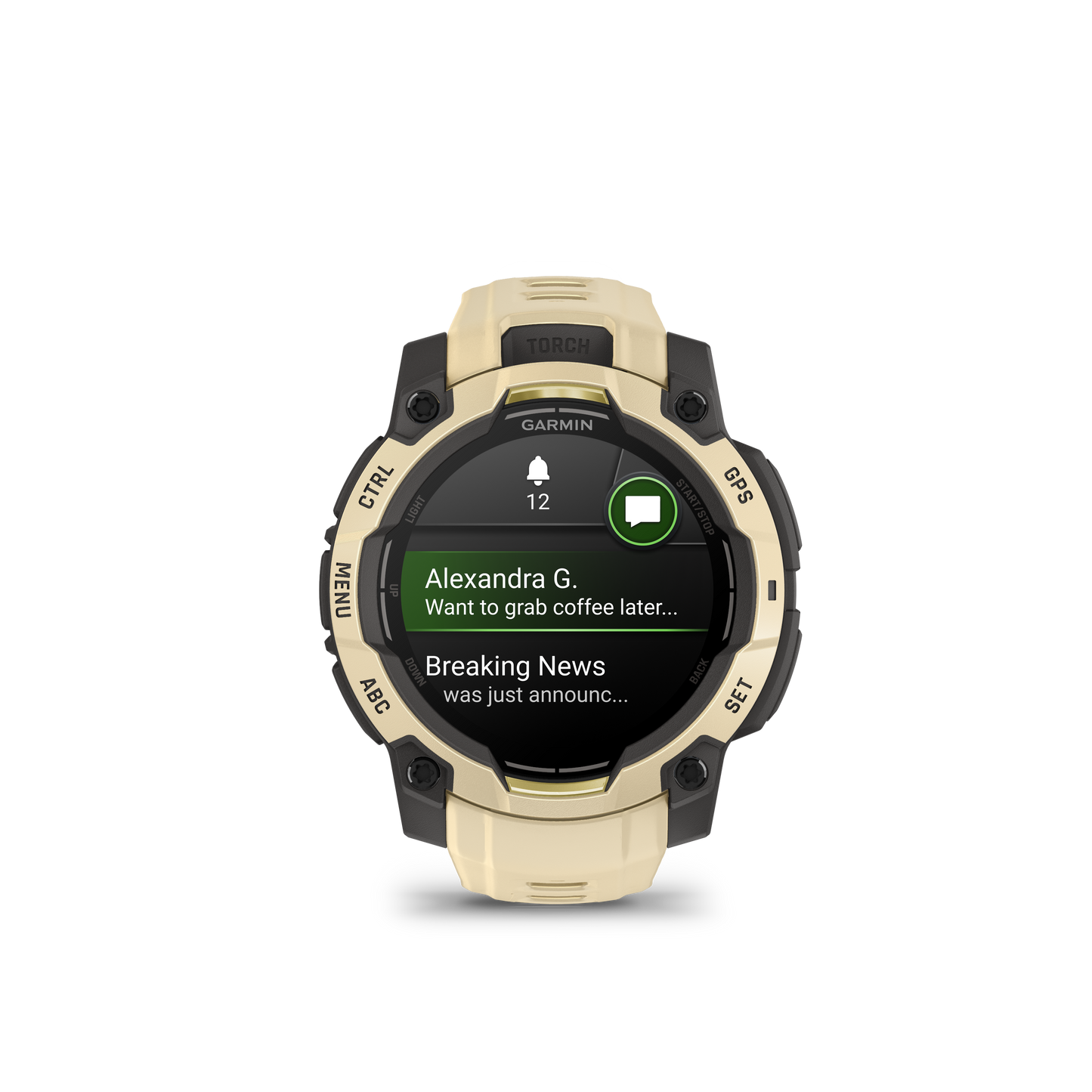Garmin Instinct 3, (45mm), AMOLED, Citrine with Citrine Band (010-02936-02)