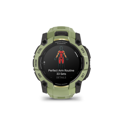 Garmin Instinct 3 AMOLED, (50mm) Fern Green with Fern Green Band (010-03020-02)