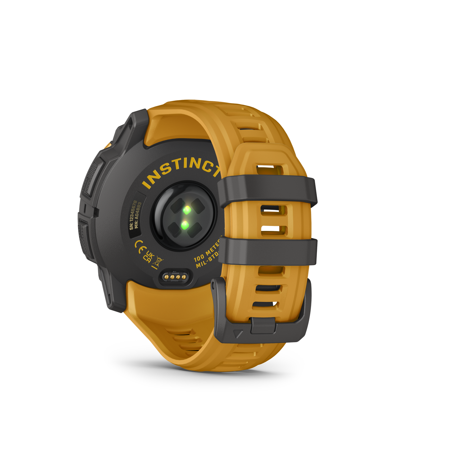 Garmin Instinct 3 Solar, (50mm), Sunburst with Sunburst/Gray Band (010-02935-02)