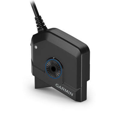 Garmin LiveScope 2 HD Ice Fishing Transducer, black plastic housing.
