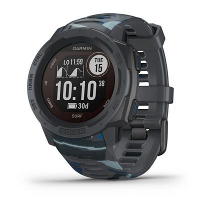 Montre connectée GPS robuste Garmin Instinct Solar Surf, Pipeline (reconditionnée et certifiée Garmin)