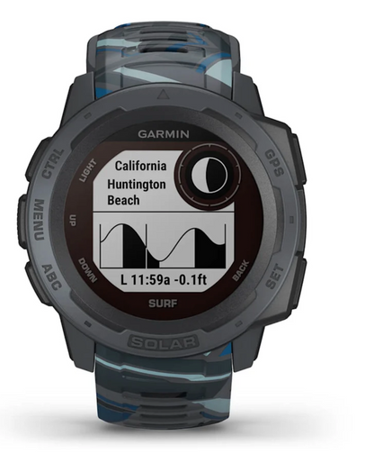 Montre connectée GPS robuste Garmin Instinct Solar Surf, Pipeline (reconditionnée et certifiée Garmin)
