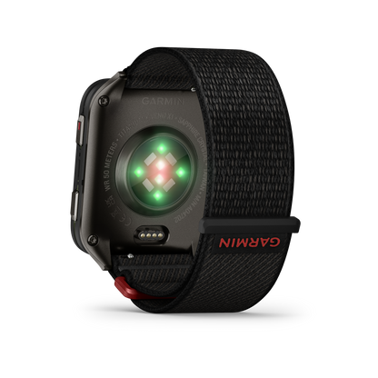 Garmin Venu X1, Black w/ Slate Titanium Case and Black ComfortFit Band (010-02980-00)