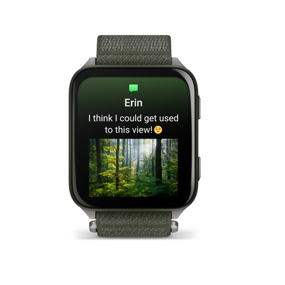 Garmin Venu 3, lunette en acier inoxydable argenté de 45 mm avec boîtier Whitestone et bracelet en silicone (010-02784-00)