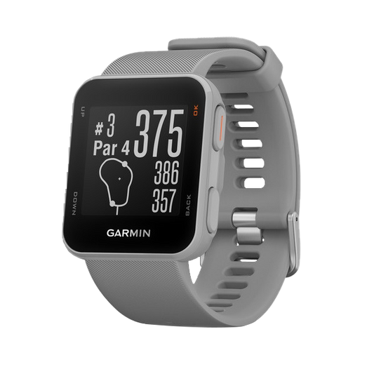 Garmin Approach S10, Powder Gray, Golf GPS Smartwatch & Rangefinder (010-02028-01) by Garmin