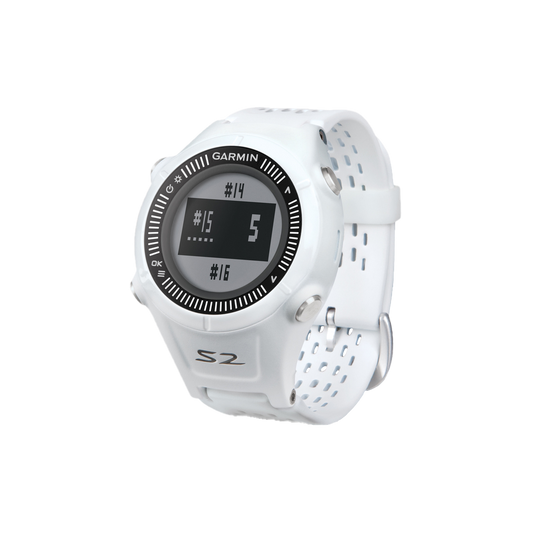 Garmin Approach S2, White, Golf GPS Smartwatch & Rangefinder (Garmin Certified Refurbished) by Garmin