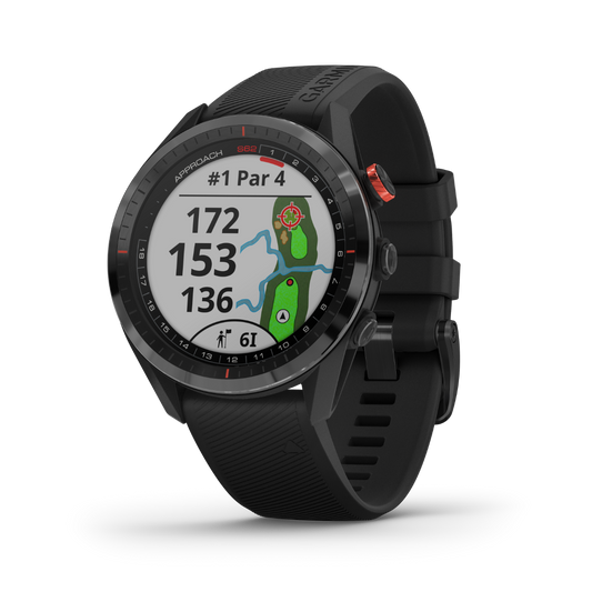 Garmin Approach S62, Black, Golf GPS Smartwatch & Rangefinder (010-02200-00) by Garmin