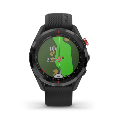 Garmin Approach S62 Bundle, Black Golf GPS Smartwatch & Rangefinder w/ CT10 Sensors (010-02200-02)