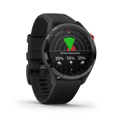 Garmin Approach S62 Bundle, Black Golf GPS Smartwatch & Rangefinder w/ CT10 Sensors (010-02200-02)
