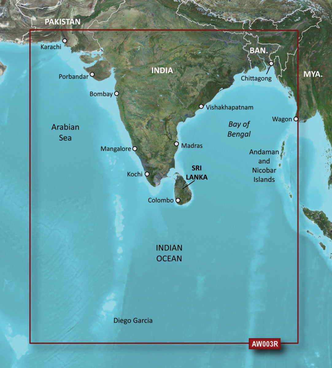 Garmin Bluechart G2 Vision Indian Subcontinent (010-C0755-00)
