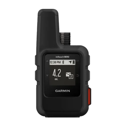 Garmin Inreach Mini, Black, Rugged & Lightweight GPS Satellite Communicator w/ InReach & SOS (Garmin Certified Refurbished)
