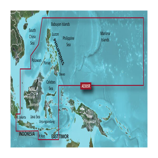 Garmin Philippines, Java and Mariana Islands Charts BlueChart g3 | HXAE005R | microSD/SD by Garmin