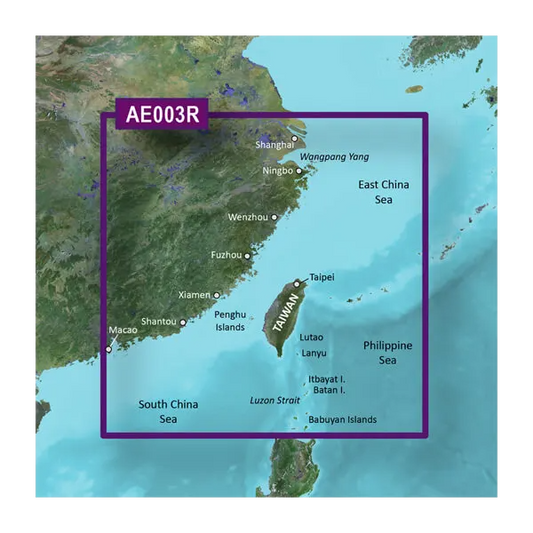 Garmin Taiwan Coastal Charts BlueChart g3 | HXAE003R | microSD/SD by Garmin