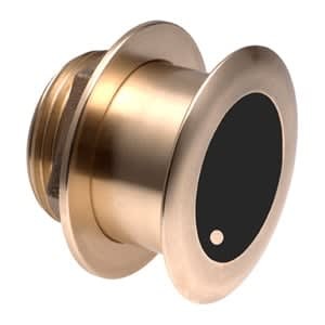 Garmin AIRMAR B175H 0° tilt transducer with brass body and black face