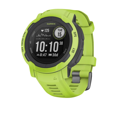 Garmin Instinct 2, Electric Lime (Garmin Certified Refurbished)