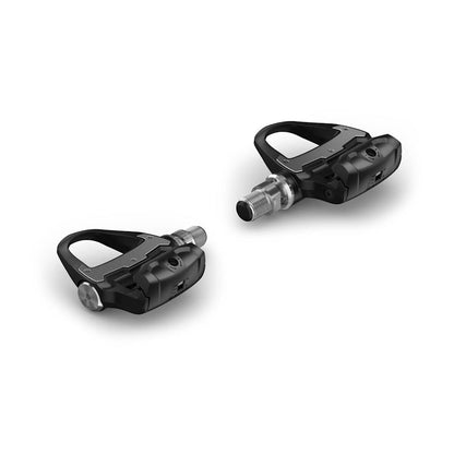 Garmin Rally RS200 dual-sensing power meter pedals, black with silver spindles (2)