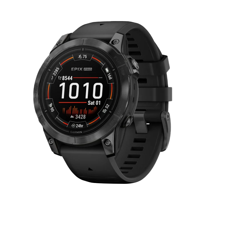 Garmin Epix Pro (Gen 2), 47 mm Standard Edition Slate Gray with Black Band (010-02803-00)
