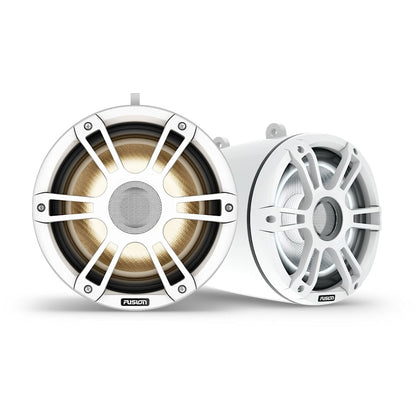 Garmin Fusion Signature Series 3i marine wake tower speakers, 8.8-inch, white, 330W CRGBW, pair