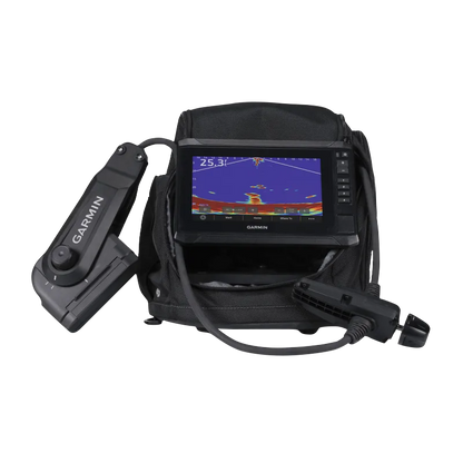 Garmin Panoptix PS22-IF Ice Fishing Bundle Includes ECHOMAP UHD2 75sv, Panoptix PS22-IF Transducer (010-02686-30)