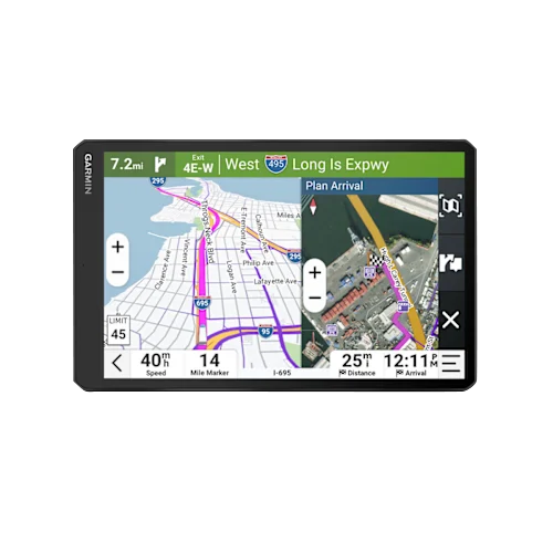 Garmin Dezl OTR820, 8 inch GPS Truck Navigator, (010-02925-00) offers essential navigation for truck drivers.