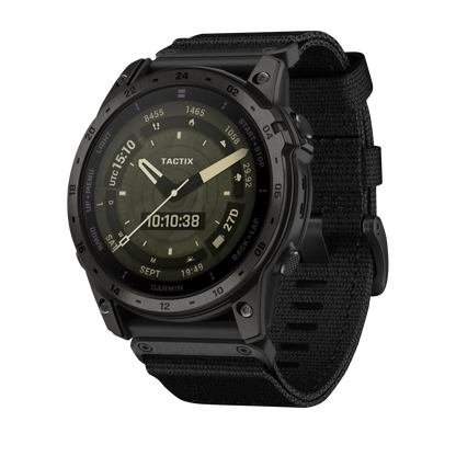 Montre GPS tactique haut de gamme Garmin Tactix 7, édition AMOLED avec écran couleur adaptatif (010-02931-00)