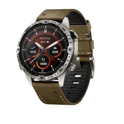 Garmin MARQ Adventurer (Gen 2), Damascus Steel Edition Modern Tool Watch (010-03393-30)