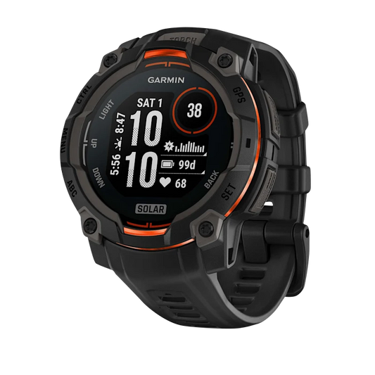 Garmin Instinct 3 Solar, (45mm) Black with Black Band (010-02934-00) by Garmin