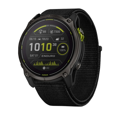 Garmin Enduro 3 Black, Ultraperformance GPS Smartwatch with Navigation, Activity, and Health Features (010-02751-00)