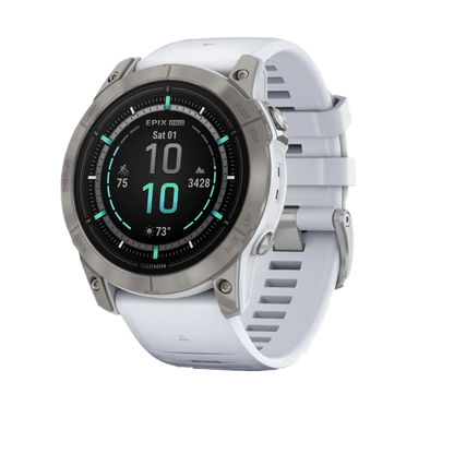 Garmin Epix Pro (Gen 2), 51 mm Sapphire Edition Titanium with Whitestone Band (010-02804-10)