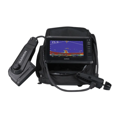 Garmin Panoptix PS22-IF Ice Fishing Bundle Includes ECHOMAP UHD2 73sv, Panoptix PS22-IF Transducer (010-02684-30)