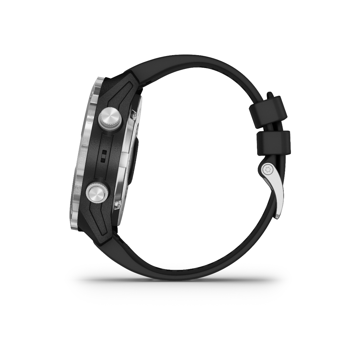 Garmin Descent Mk2, Stainless Steel with Black Band, Marine Smartwatch for Divers (010-02132-00)