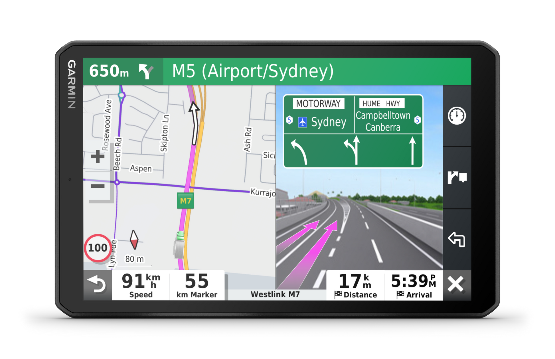 Garmin Dezl OTR800, Trucking GPS Navigator with 8-inch Screen (Garmin Certified Refurbished)