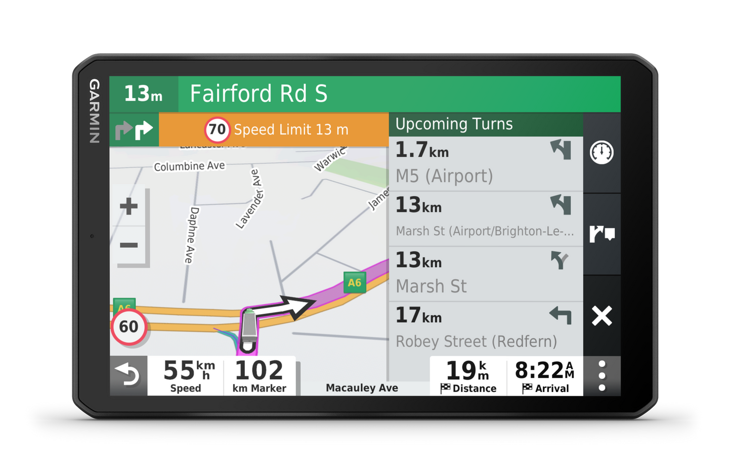Garmin Dezl OTR800, Trucking GPS Navigator with 8-inch Screen (Garmin Certified Refurbished)