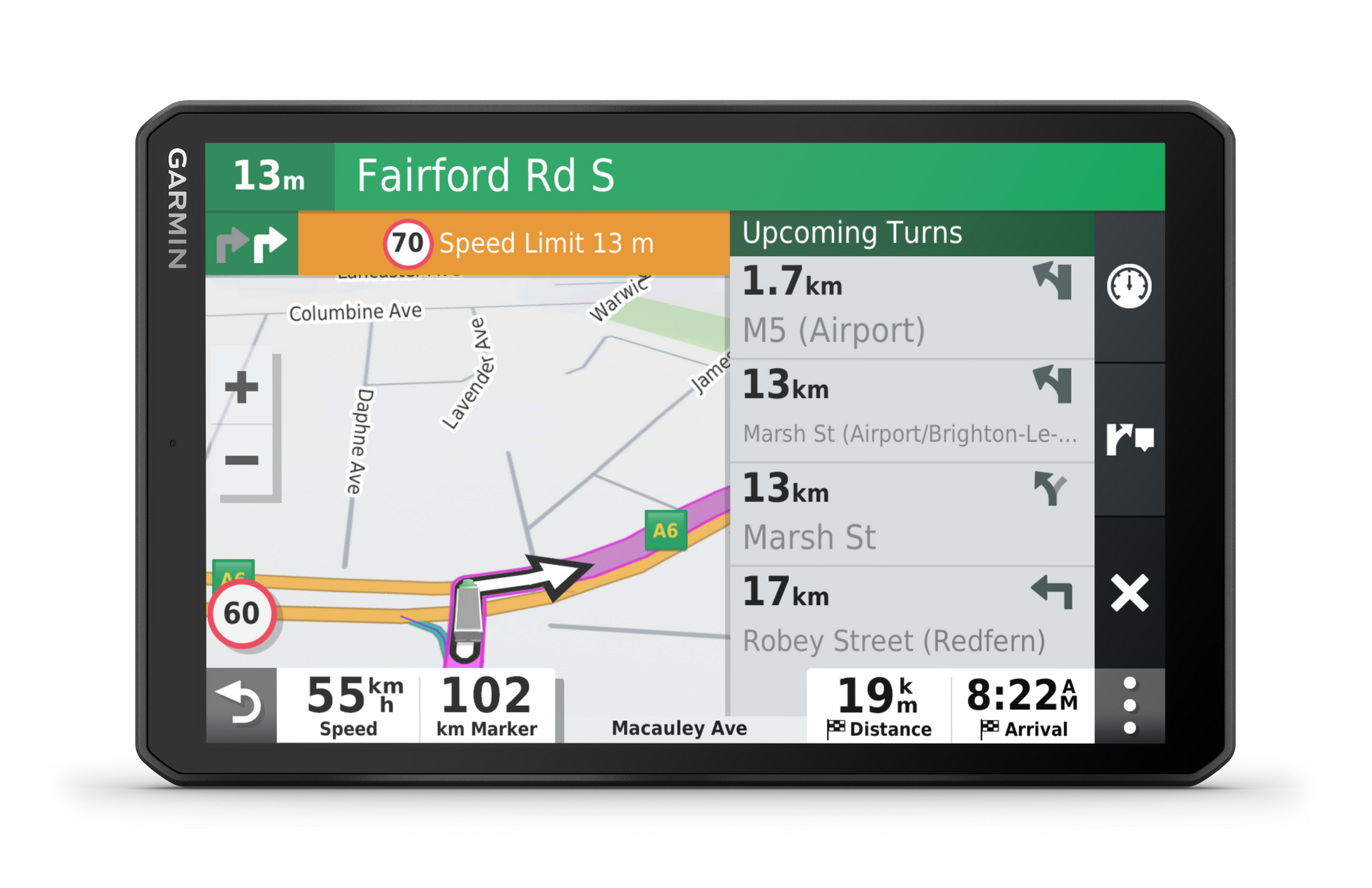 Garmin Dezl OTR800, Trucking GPS Navigator with 8-inch Screen (Garmin Certified Refurbished)