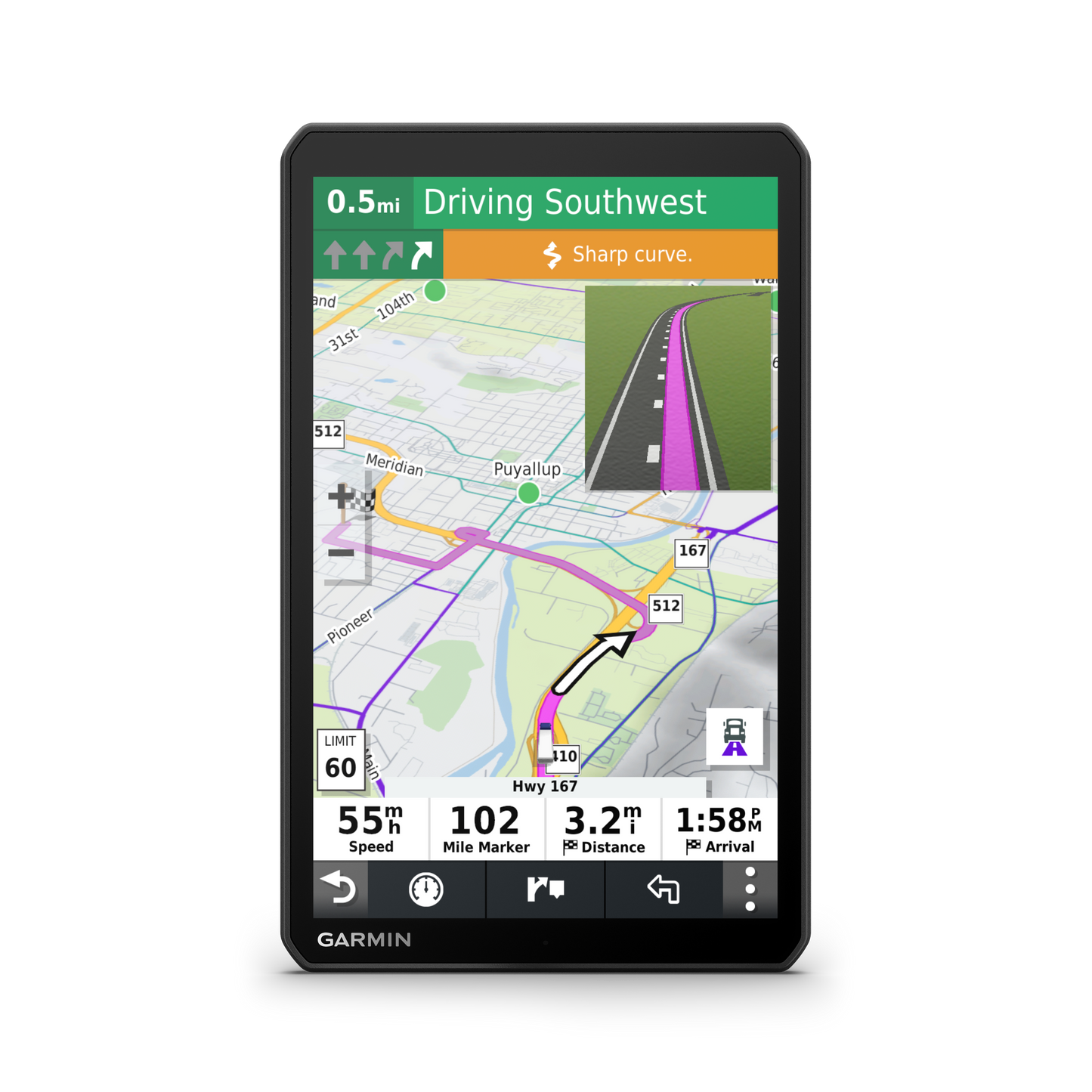 Garmin Dezl OTR800, Trucking GPS Navigator with 8-inch Screen (Garmin Certified Refurbished)