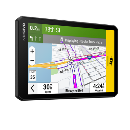 Garmin DezlCam OTR725, 7" GPS Truck Navigator with Built-in Dash Cam (010-02927-00)