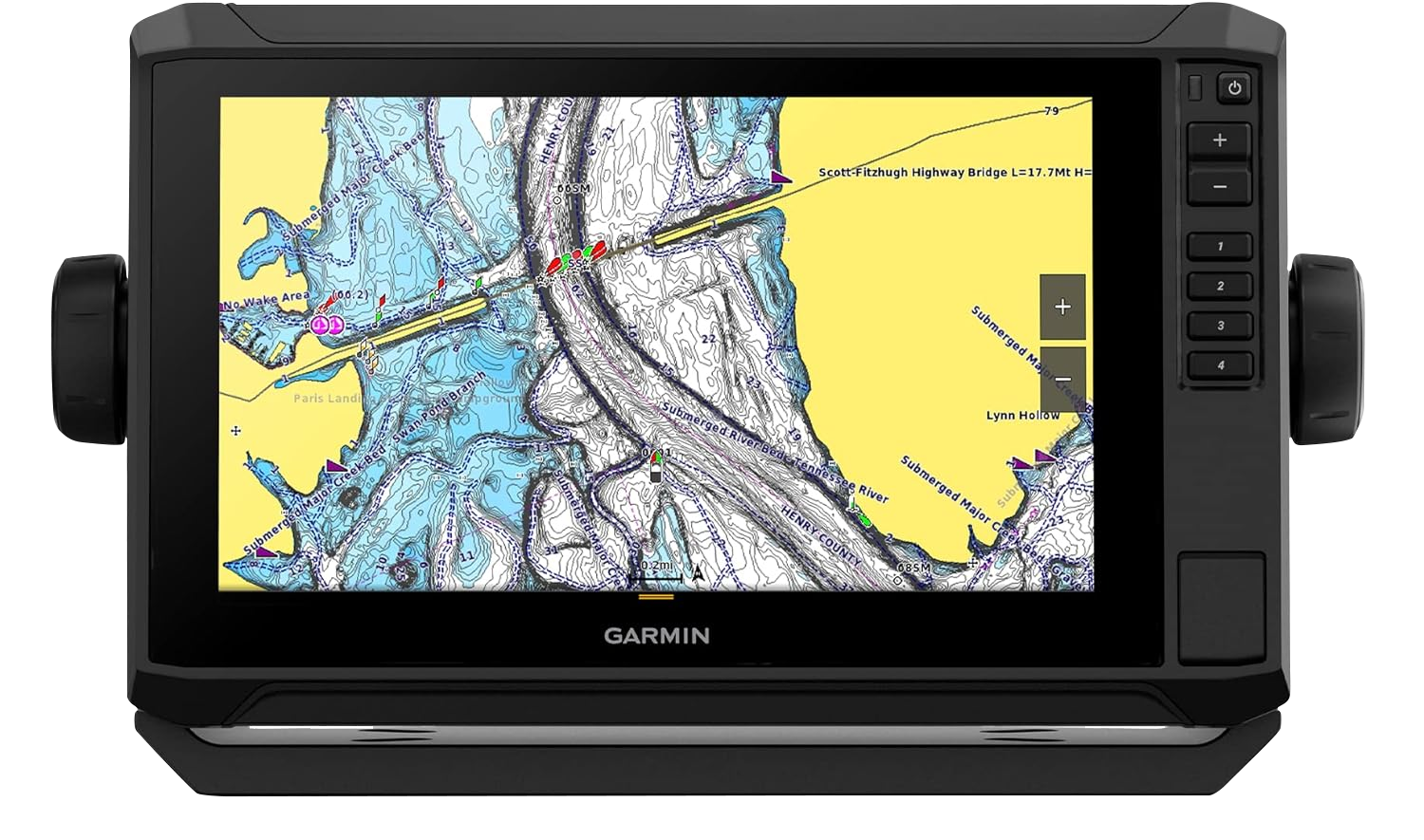 Garmin ECHOMAP UHD2 92sv Without Transducer 9” Touchscreen Chartplotter Worldwide Basemap (010-02687-00)