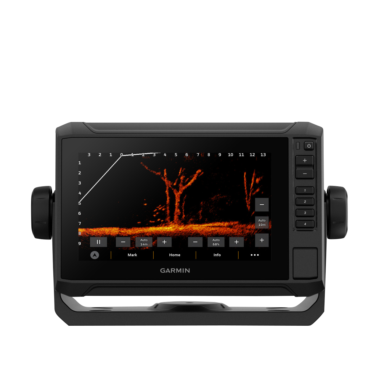 Garmin ECHOMAP 75sv UHD2 with Canada Inland and Coastal Maps and GT54 Transducer (010-02686-00)