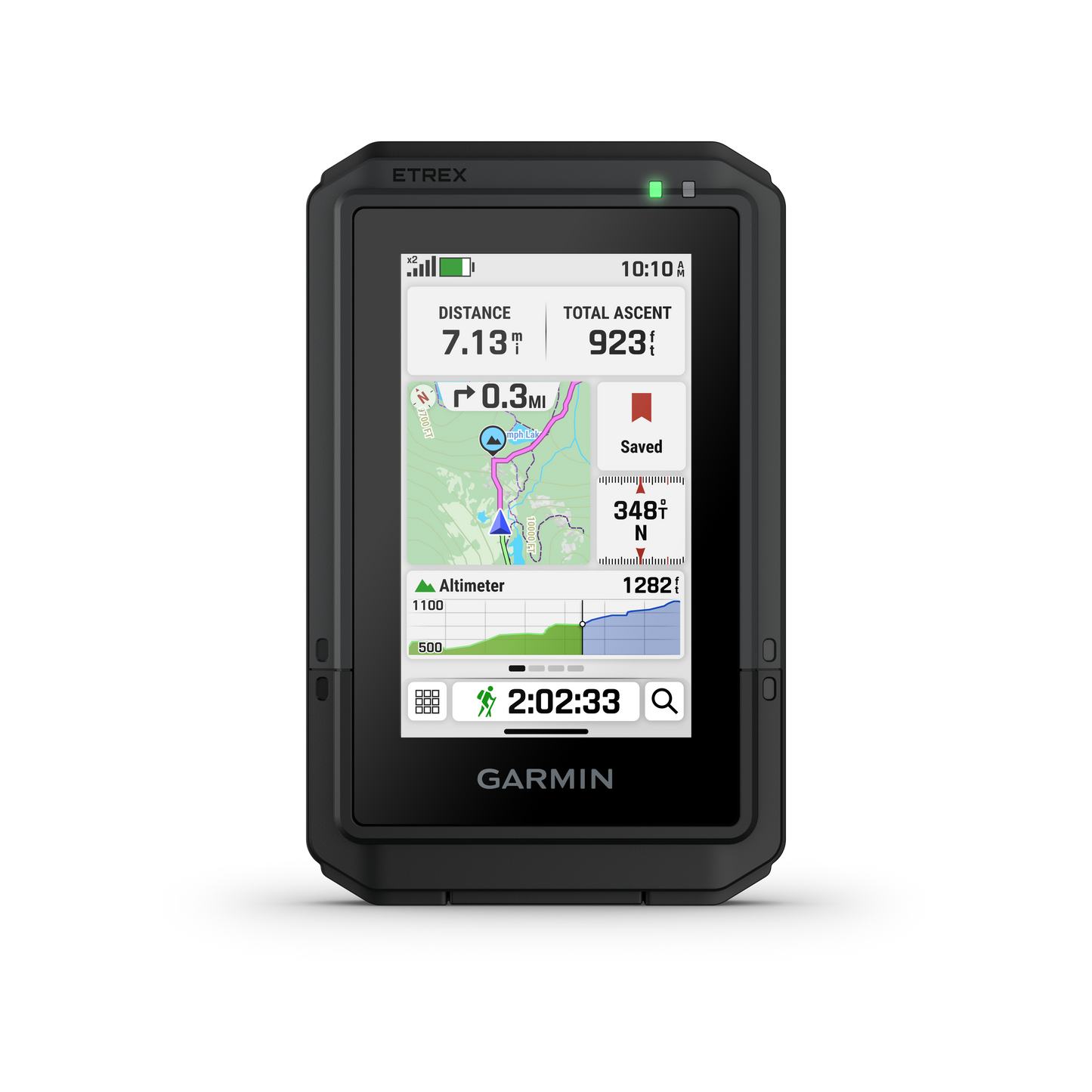 Garmin eTrex Touch, GPS Handheld Navigator with Touchscreen and Preloaded Maps (010-02940-00)