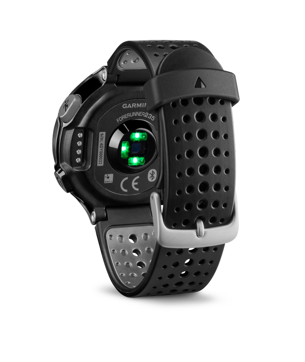 Garmin Forerunner 235, Black & Gray, Premium Fitness GPS Smartwatch for Runners (010-03717-54)