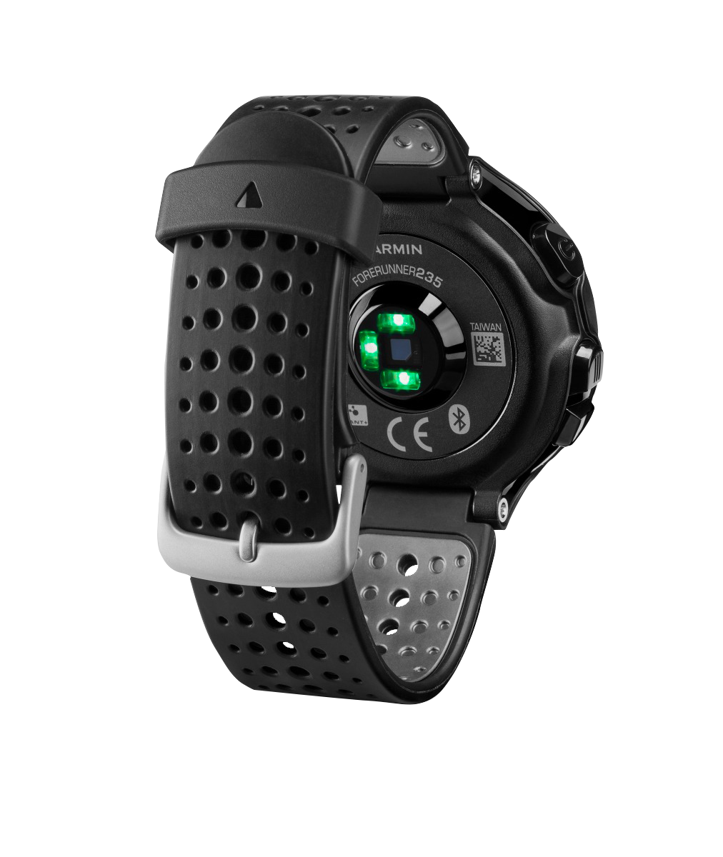 Garmin Forerunner 235, Black & Gray, Premium Fitness GPS Smartwatch for Runners (010-03717-54)