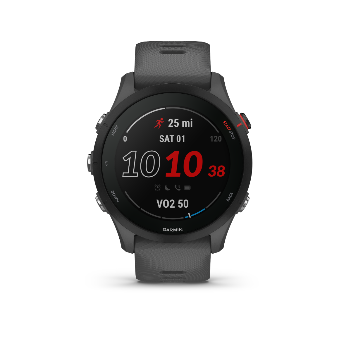 Garmin Forerunner 255, Slate Gray, Premium Fitness GPS Smartwatch for Runners (010-02641-00)