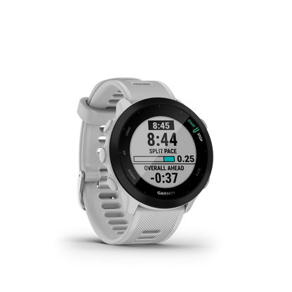 Garmin Forerunner 55, White, GPS Fitness Smartwatch (010-02562-01)