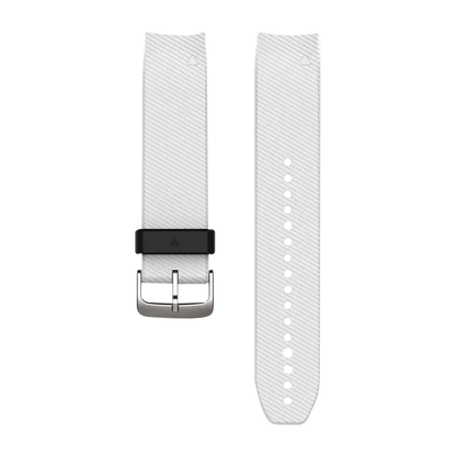 Garmin QuickFit 22 Watch Bands for Approach S60, White Silicone (010-12500-04)