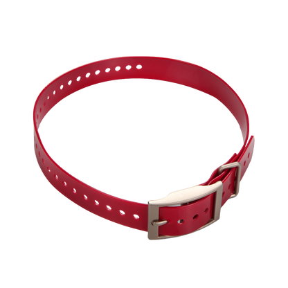 Garmin 1-inch Collar Strap, Red with Square Buckle (010-11892-02)