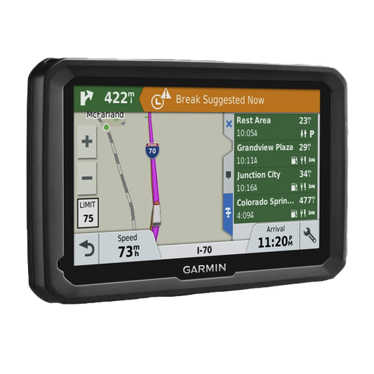 Garmin Dezl 580LMT-S Bundle, Case & Cloth, Trucking GPS Navigator with 5-inch Screen (010-B1858-02) by Garmin
